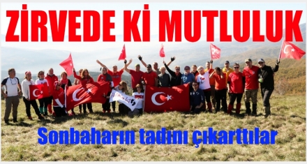 Sonbaharın tadını çıkarttılar 