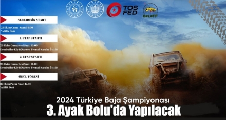 Türkiye Baja Şampiyonası Bolu'da 