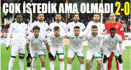  Bandırma'ya diş geçiremedik