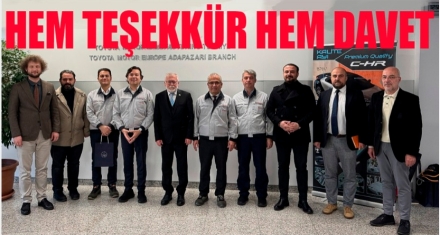 Hem teşekkür hem davet 