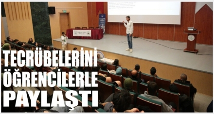 Hoşbaş, Bolu'da iletişim öğrencileri ile buluştu
