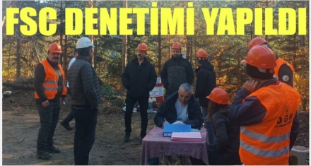 ORMANLARDA FSC DENETİMİ YAPILDI