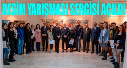 Üniversite Öğrencileri Resim Yarışması Sergisi açıldı