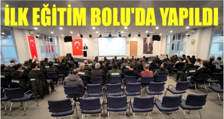 Bölgesel eğitimlerin ilki Bolu'da yapıldı