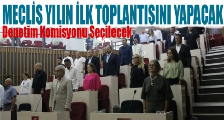 MECLİS YILIN İLK TOPLANTISINI YAPACAK