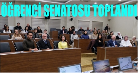 Öğrenci Senatosu toplandı