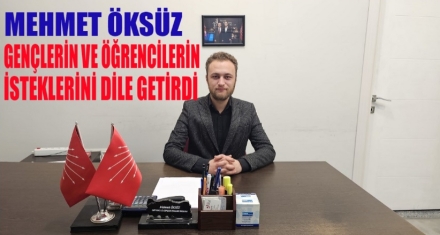ÖKSÜZ ÖĞRENCİLERİN VE GENÇLERİNİ İSTEKLERİNİ DİLE GETİRDİ