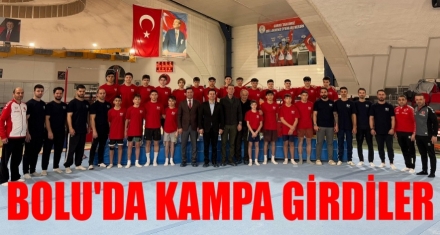 BOLU'DA KAMPA GİRDİLER 