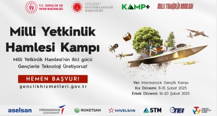 Milli Yetkinlik Hamlesi Kampı başlıyor