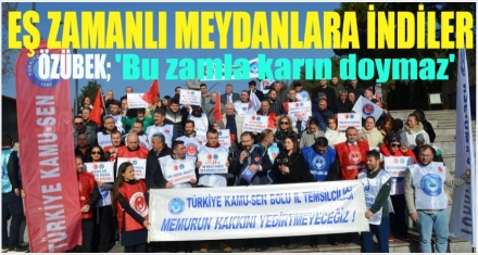 TALEPLERİNİ DİLE GETİRDİLER 