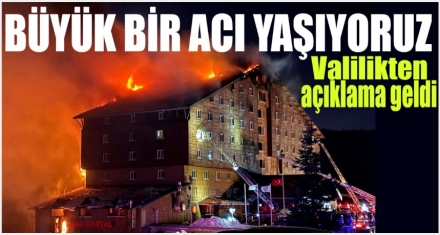 VALİLİK AÇIKLAMA YAPTI