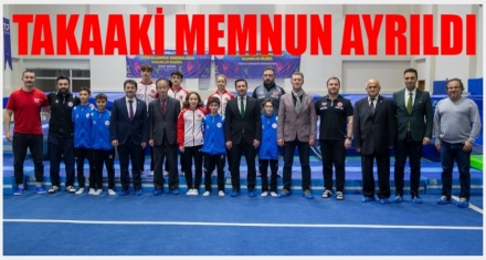 TAKAAKİ MEMNUN AYRILDI 