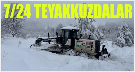 Yol açma çalışmaları sürüyor