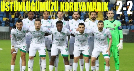 1 puana razı olduk