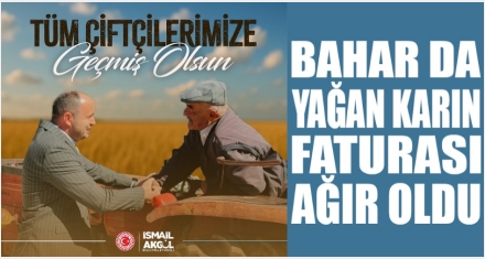BAHAR DA YAĞAN KARIN FATURASI AĞIR OLDU