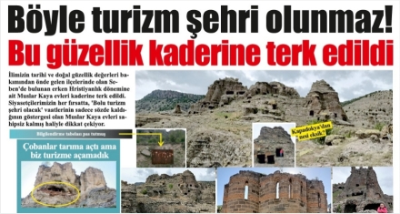 BÖYLE Mİ TURİZM ŞEHRİ OLACAĞIZ!