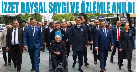 İZZET BABA SAYGI VE ÖZLEMLE ANILDI