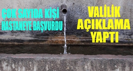 VALİLİKTEN AÇIKLAMA GELDİ 