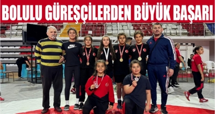 BOLULU GÜREŞÇİLERDEN BÜYÜK BAŞARI