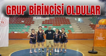 GRUP BİRİNCİSİ OLDULAR