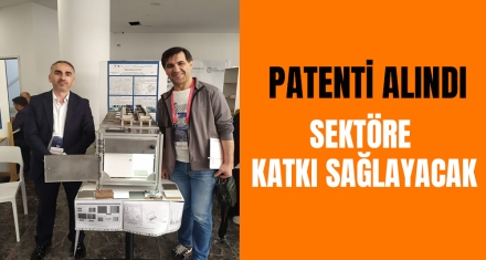 PATENTİ ALINDI