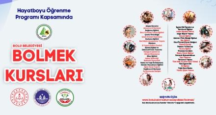 BOLMEK kursları için başvurular başladı