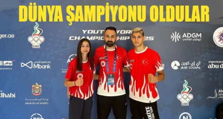 2 SPORCUMUZDAN DÜNYA ŞAMPİYONLUĞU