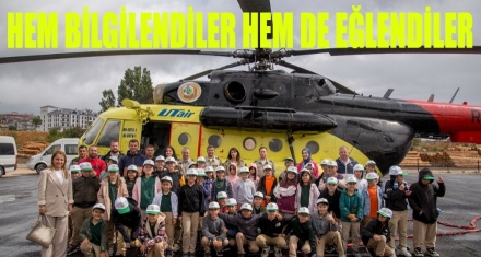 HEM BİLGİLENDİLER HEM DE EĞLENDİLER 