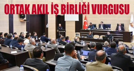 IRAP DEĞERLENDİRME TOPLANTISI YAPILDI