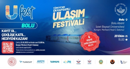 Türkiye'nin En Kapsamlı Ulaşım Festivali Bolu'da!