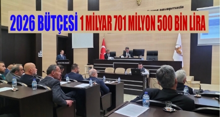 2026 bütçesi 1,7 milyar lira