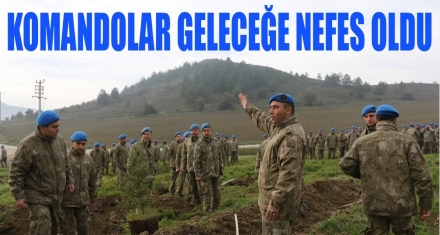 BOLU KOMANDOTUGAYI YANAN ORMANLIK ALANLARA NEFES OLDU