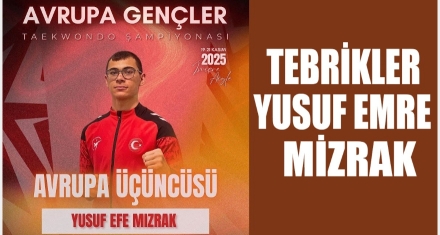 TEBRİKLER YUSUF EMRE MİZRAK