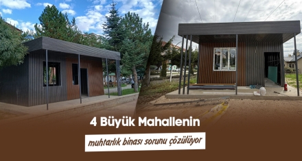 4 Büyük Mahallenin muhtarlık binası sorunu çözülüyor