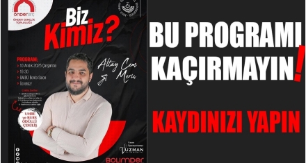 BU PROGRAMI KAÇIRMAYIN