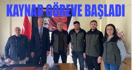 Kaynar göreve başladı