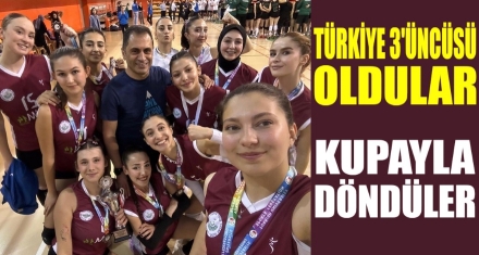 Türkiye 3'üncüsü oldular 