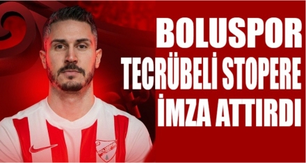 Boluspor'da defansa takviye