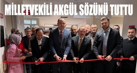 Milletvekili Akgül Sözünü Tuttu