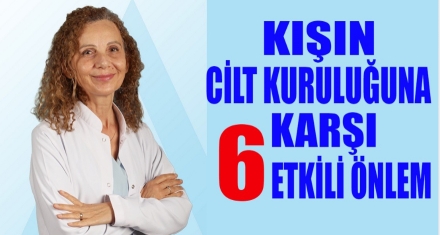 Soğuk hava ve rüzgar cildi kurutuyor! 