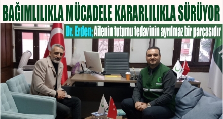 YEŞİLAY BOLU ŞUBE BAŞKANI DR.ERDEN BAĞIMLILIKLA MÜCADELEYİ ANLATTI 