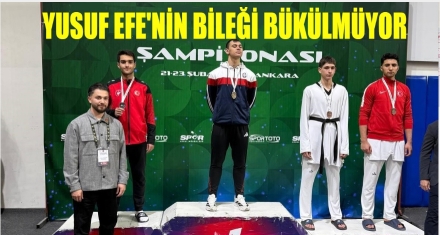 Yusuf Efe'nin bileği bükülmüyor