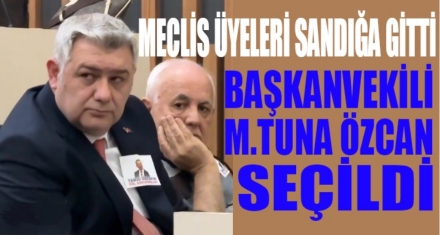 MECLİS ÜYELERİ BAŞKAN VEKİLİNİ SEÇTİ 
