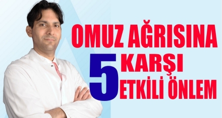 OMUZ AĞRISINA KARŞI 5 ETKİLİ ÖNLEM!