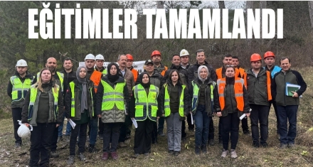 EĞİTİMLER TAMAMLANDI