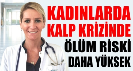 Kadınlarda kalp krizinde ölüm riski daha yüksek