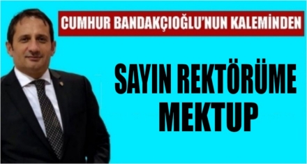 Sayın Rektörüme Mektup