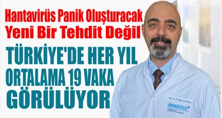 Hantavirüs panik oluşturacak yeni bir tehdit değil