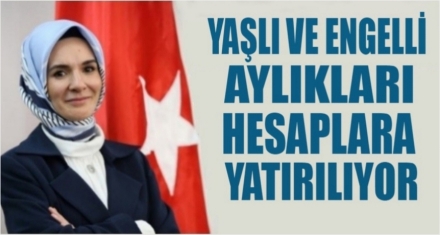 Mayıs ayı yaşlı ve engelli aylıkları hesaplara yatırılmaya başlandı