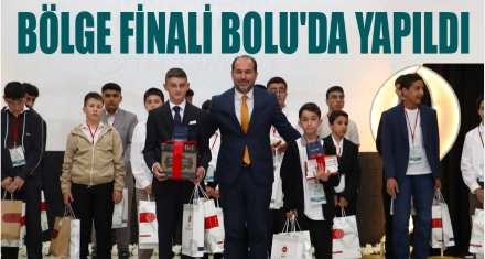 BÖLGE FİNALİ BOLU'DA YAPILDI